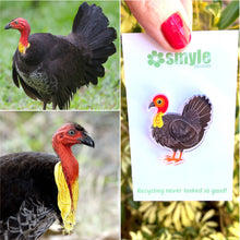 Load image into Gallery viewer, Australian Brush Turkey Pin
