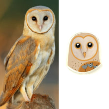 Load image into Gallery viewer, Eastern Barn Owl Studs
