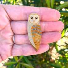 Load image into Gallery viewer, Eastern Barn Owl Pin
