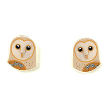 Load image into Gallery viewer, Eastern Barn Owl Studs
