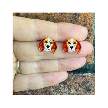 Load image into Gallery viewer, Beagle Studs
