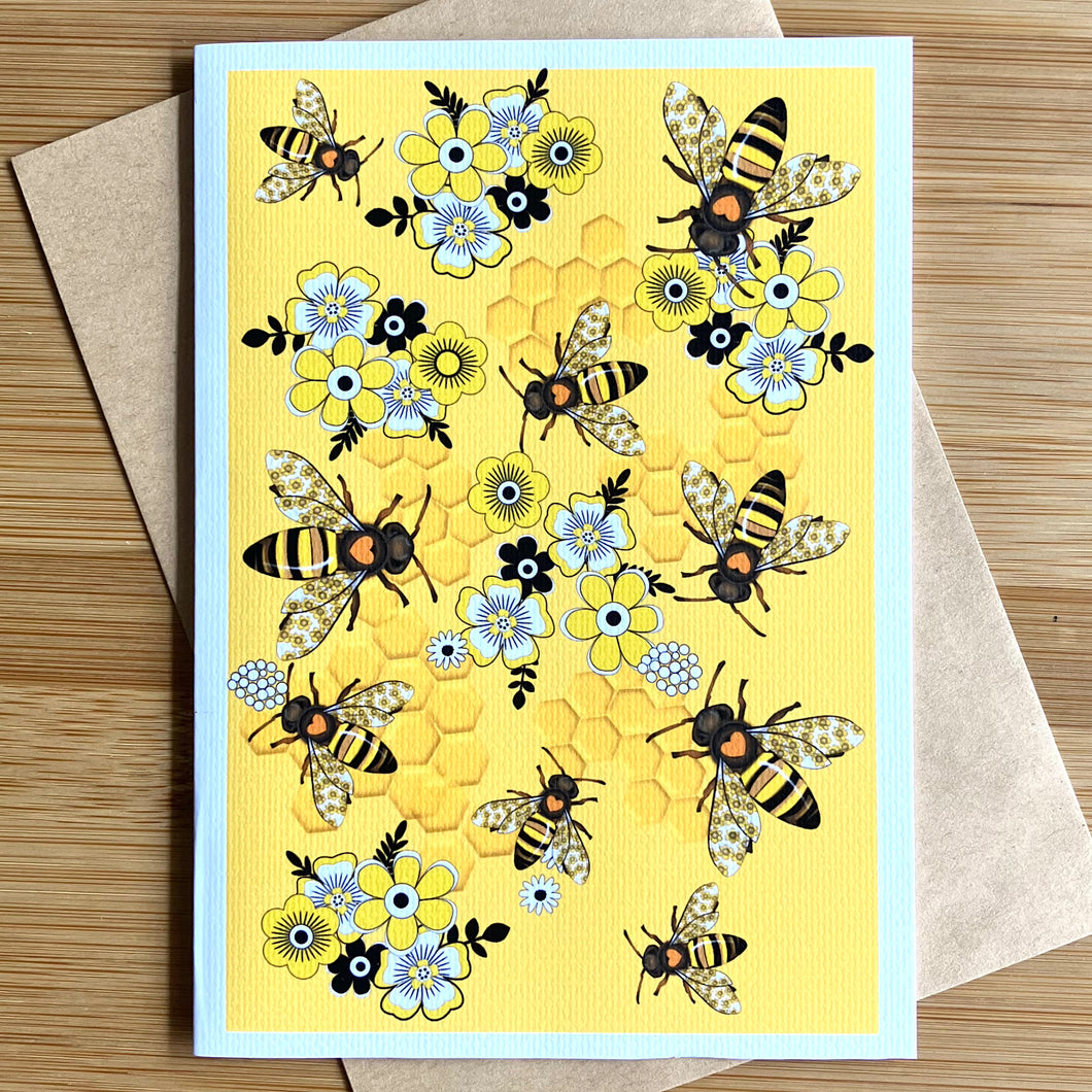 Bee Pollen Greeting Card