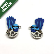 Load image into Gallery viewer, Fairy Wren Studs

