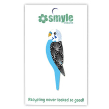 Load image into Gallery viewer, Blue Budgie Pin
