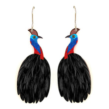 Load image into Gallery viewer, Cassowary Earrings

