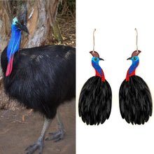 Load image into Gallery viewer, Cassowary Earrings
