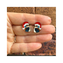 Load image into Gallery viewer, Christmas Kookaburra Studs
