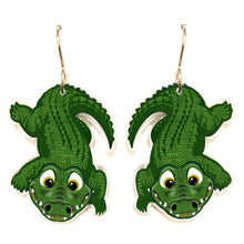 Load image into Gallery viewer, Crocodile Earrings
