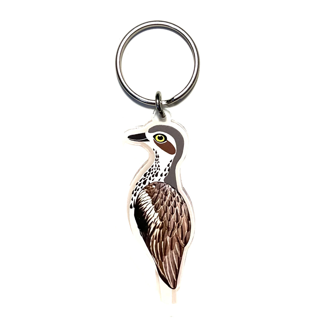 Bush Stone Curlew Keyring