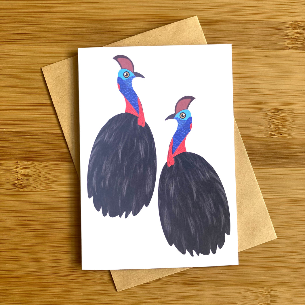 Cassowary Greeting Card