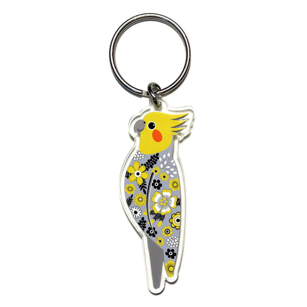 Cockatiel Keyring