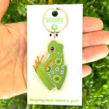 Load image into Gallery viewer, Green Tree Frog Keyring
