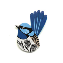 Load image into Gallery viewer, Fairy Wren Pin
