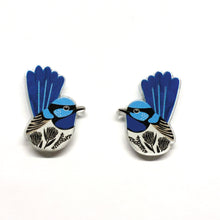 Load image into Gallery viewer, Fairy Wren Studs

