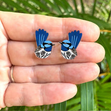 Load image into Gallery viewer, Fairy Wren Studs
