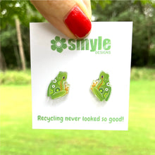 Load image into Gallery viewer, Green Tree Frog Studs
