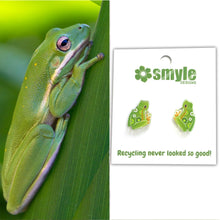 Load image into Gallery viewer, Green Tree Frog Studs
