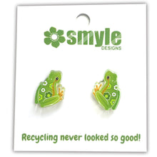 Load image into Gallery viewer, Green Tree Frog Studs
