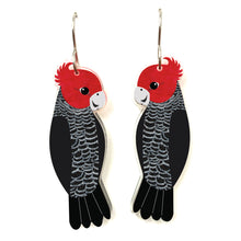 Load image into Gallery viewer, Gang Gang Cockatoo Earrings
