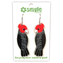 Load image into Gallery viewer, Gang Gang Cockatoo Earrings
