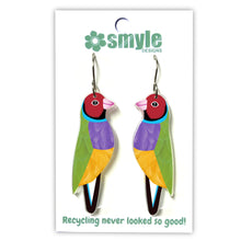 Load image into Gallery viewer, Gouldian Finch Earrings
