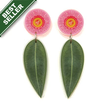 Load image into Gallery viewer, Gum Leaf Blossom Earrings
