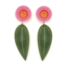 Load image into Gallery viewer, Gum Leaf Blossom Earrings
