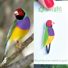 Load image into Gallery viewer, Gouldian Finch Pin
