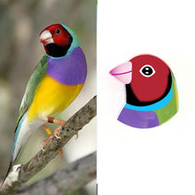 Load image into Gallery viewer, Gouldian Finch Studs
