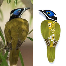 Load image into Gallery viewer, Blue-Faced Honeyeater Pin
