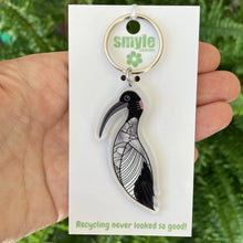 Load image into Gallery viewer, Australian White Ibis Keyring
