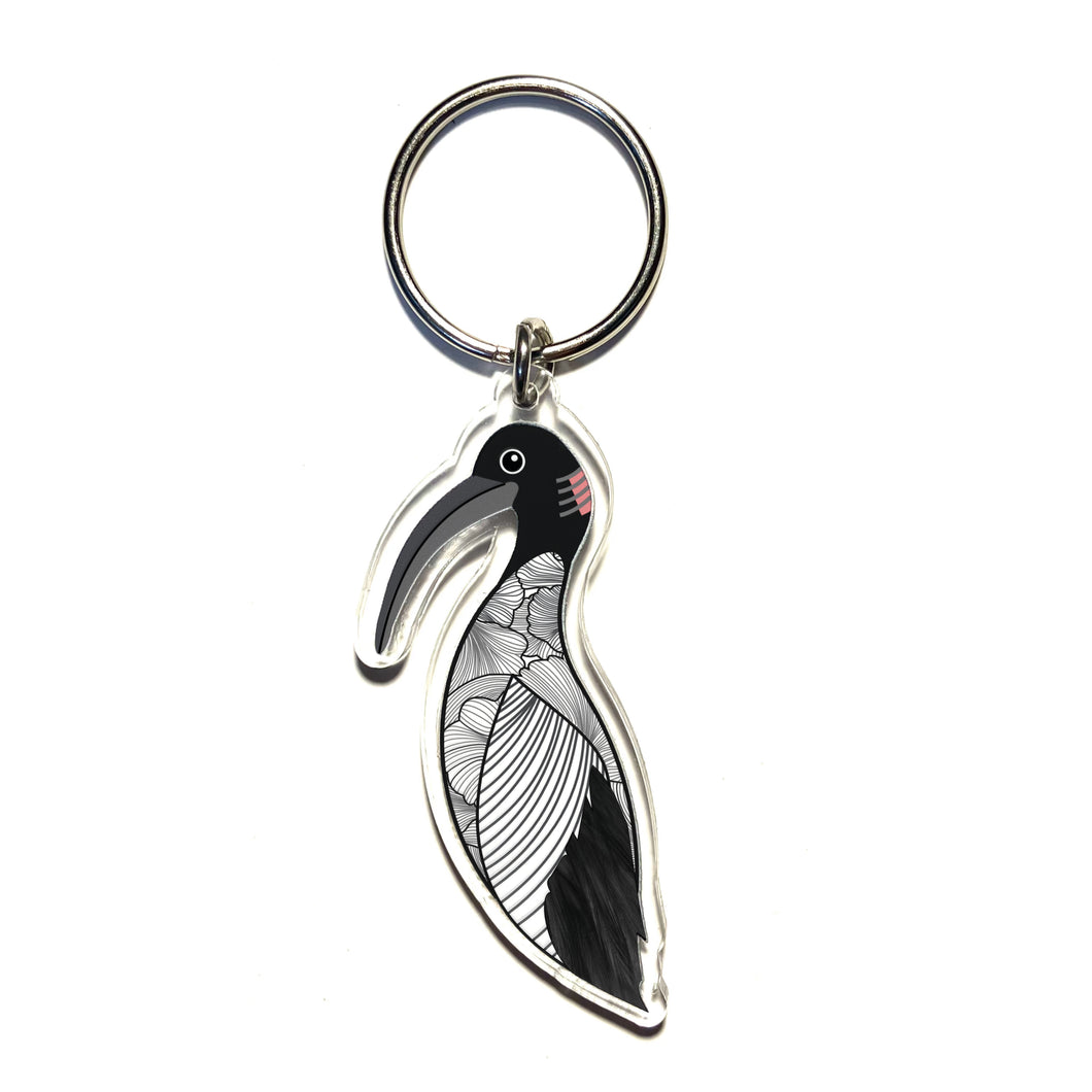 Australian White Ibis Keyring