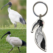 Load image into Gallery viewer, Australian White Ibis Keyring
