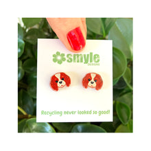 Load image into Gallery viewer, King Charles Cavalier Studs
