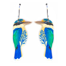 Load image into Gallery viewer, Sacred Kingfisher Earrings
