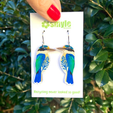 Load image into Gallery viewer, Sacred Kingfisher Earrings
