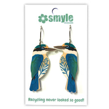 Load image into Gallery viewer, Sacred Kingfisher Earrings
