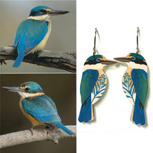 Load image into Gallery viewer, Sacred Kingfisher Earrings
