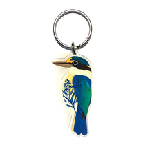 Load image into Gallery viewer, Sacred Kingfisher Keyring
