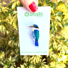 Load image into Gallery viewer, Sacred Kingfisher Pin
