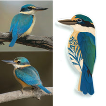 Load image into Gallery viewer, Sacred Kingfisher Pin
