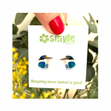 Load image into Gallery viewer, Sacred Kingfisher Studs
