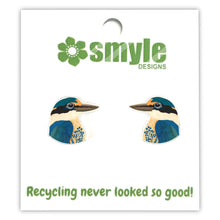 Load image into Gallery viewer, Sacred Kingfisher Studs
