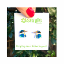 Load image into Gallery viewer, Sacred Kingfisher Studs
