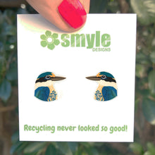 Load image into Gallery viewer, Sacred Kingfisher Studs
