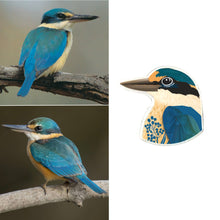 Load image into Gallery viewer, Sacred Kingfisher Studs
