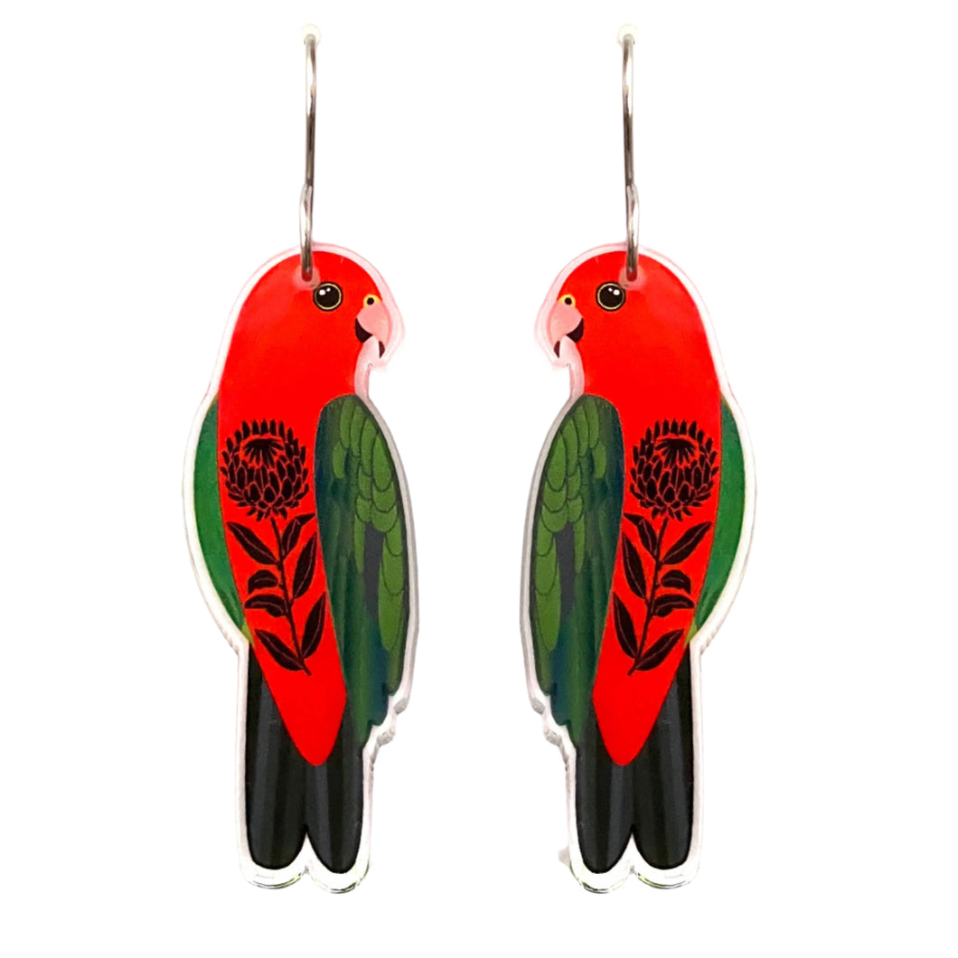 King Parrot Earrings