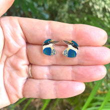 Load image into Gallery viewer, Sacred Kingfisher Studs
