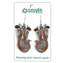 Load image into Gallery viewer, Superb Lyrebird Earrings
