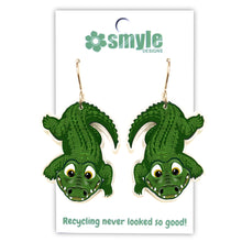 Load image into Gallery viewer, Crocodile Earrings
